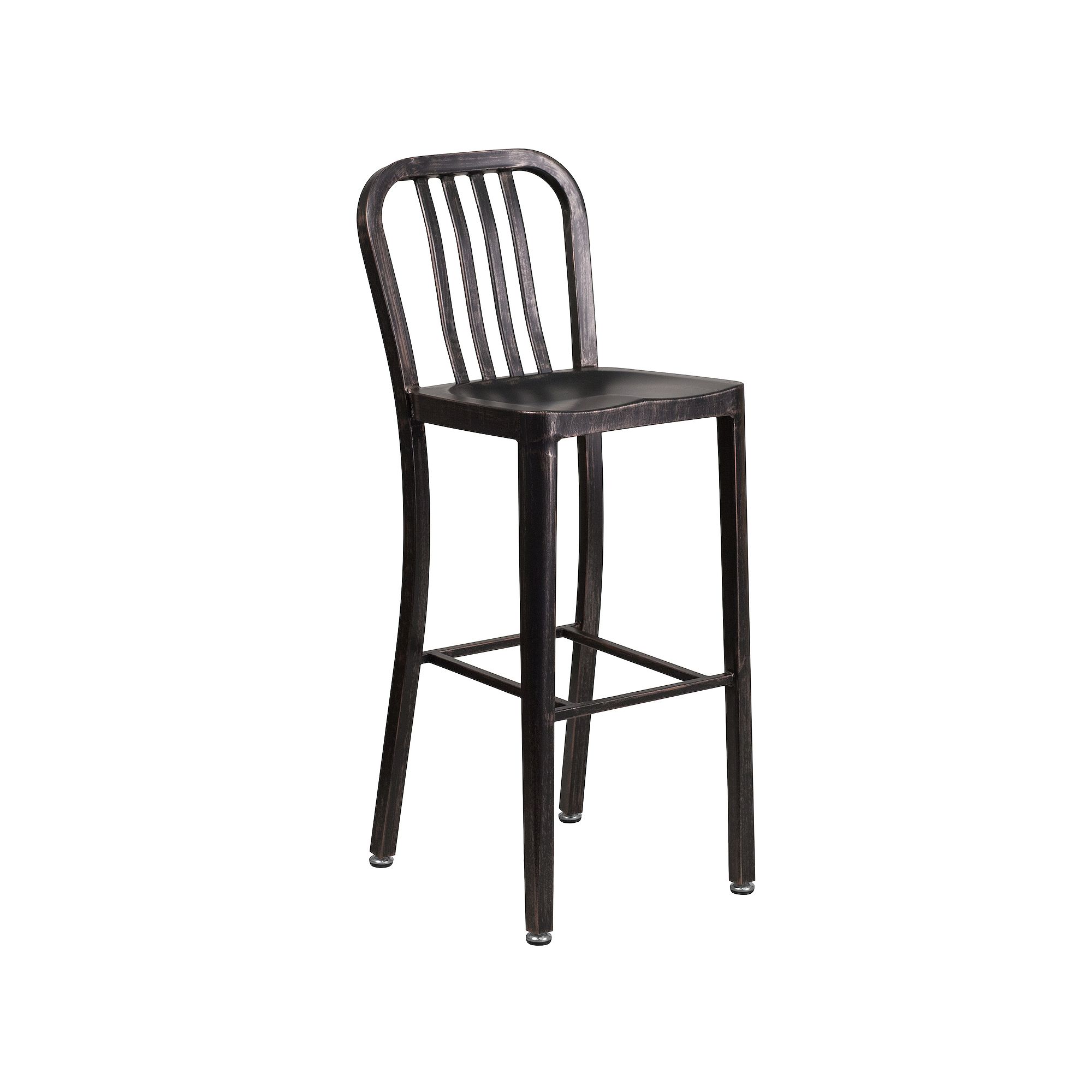 Flash Furniture Commercial Grade Indoor / Outdoor Bar Stool, Black Antique 