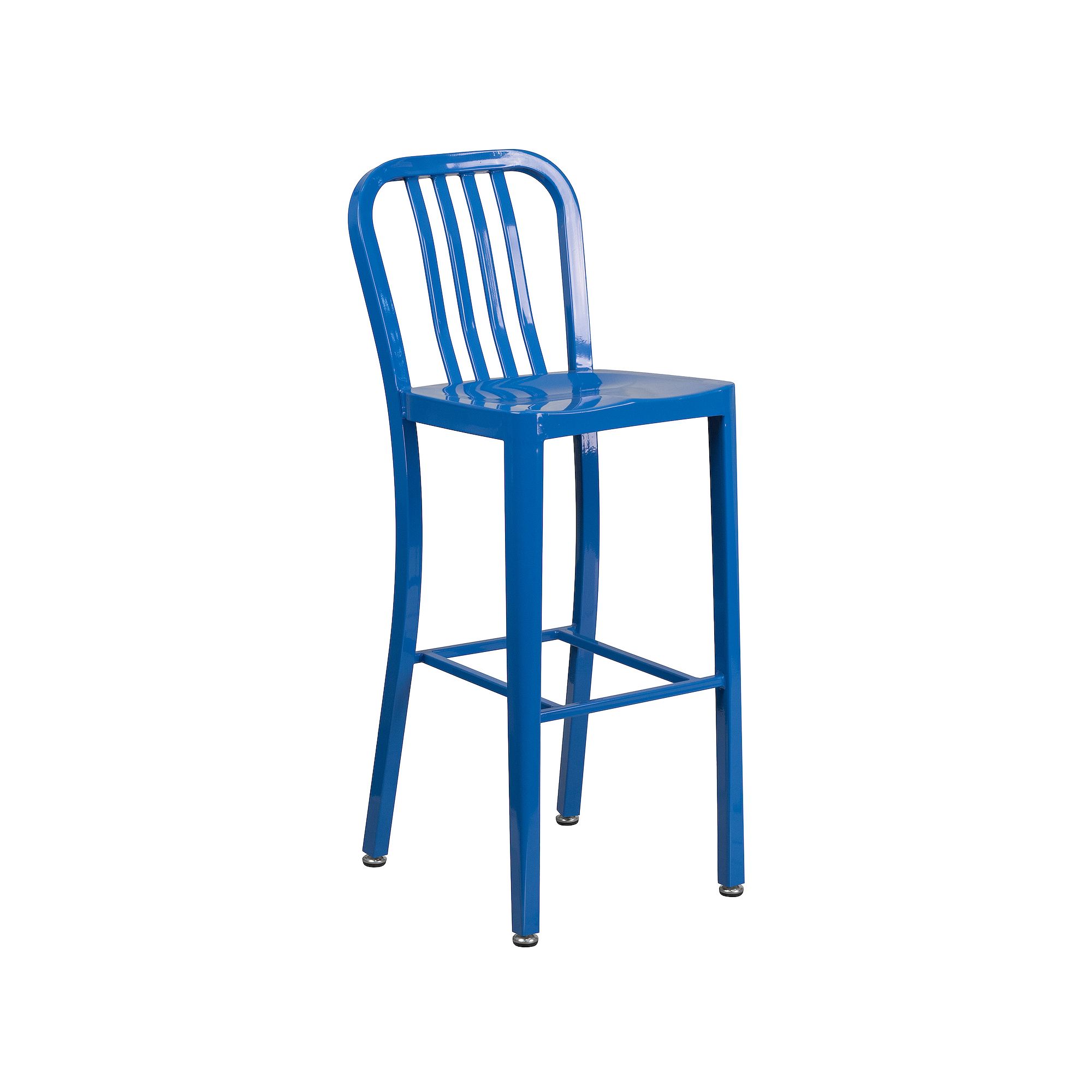 Flash Furniture Commercial Grade Indoor / Outdoor Bar Stool, Blue
