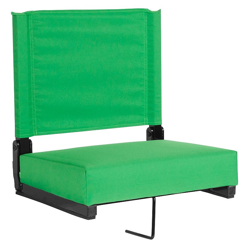Flash Furniture Grandstand Comfort Seat Stadium Chair, Green