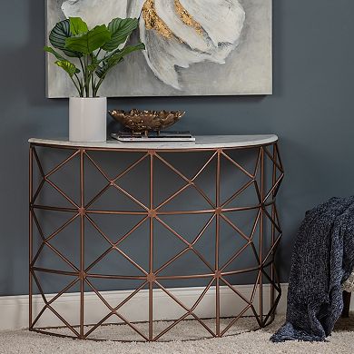 Raina Half Round Console Table