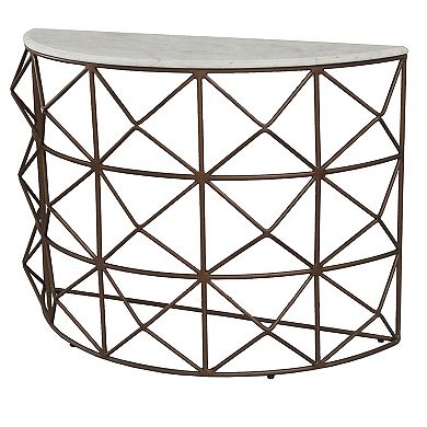 Raina Half Round Console Table