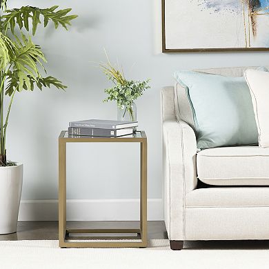 Christian Striped End Table