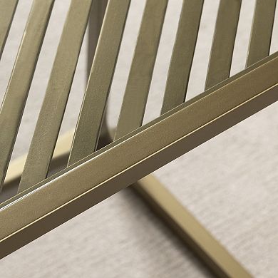 Christian Striped End Table