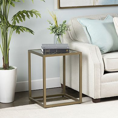 Christian Striped End Table