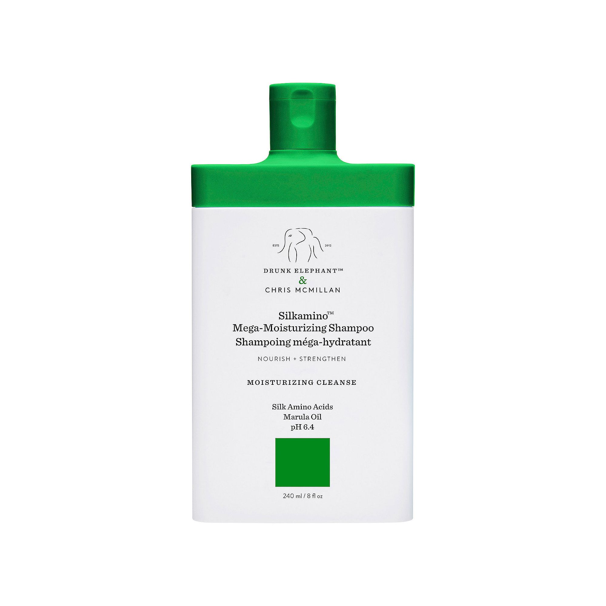 Drunk Elephant Silkamino Mega-Moisturizing Shampoo, Size: 8 FL Oz, None