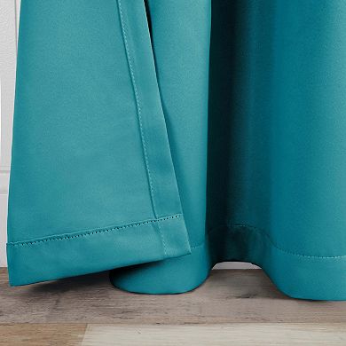 SUPERIOR Solid 2-Pack Grommet Room Darkening Curtain Set