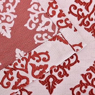 SUPERIOR Venetian 2-Pack Damask Room Darkening Curtain Set