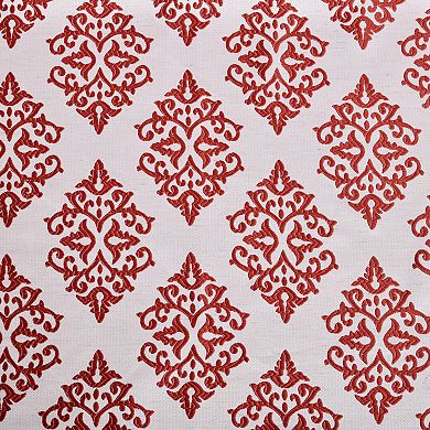 SUPERIOR Venetian 2-Pack Damask Room Darkening Curtain Set
