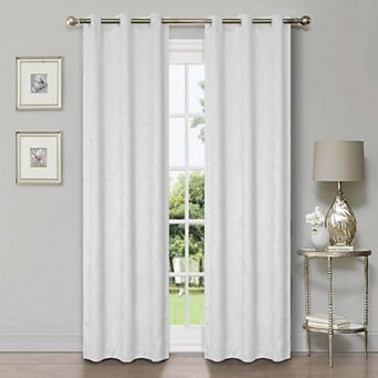 SUPERIOR Waverly 2-Pack Room Darkening Grommet Curtain Set