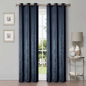 SUPERIOR Waverly 2-Pack Room Darkening Grommet Curtain Set