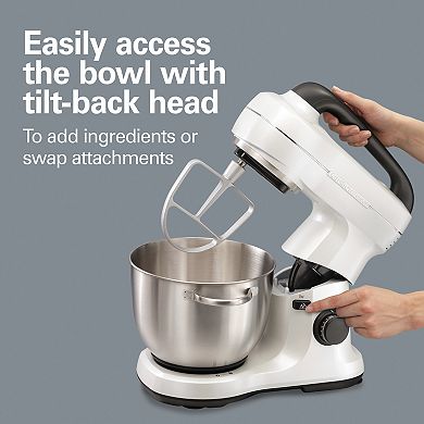 Hamilton Beach 7-Speed Stand Mixer & Attachments
