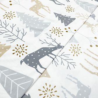 Lush Decor Wonderland Soft Flannel Sheet Set with Pillowcases