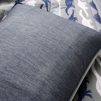 Lush Decor Stone Age Dinosaur Reversible Quilt Set with Shams