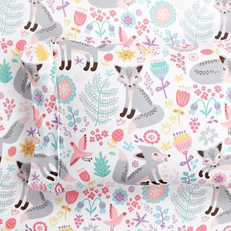 Lush Decor Pixie Fox Soft Sheet Set with Pillowcases