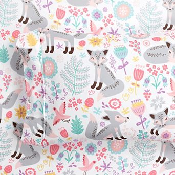 Lush Decor Pixie Fox Soft Sheet Set with Pillowcases
