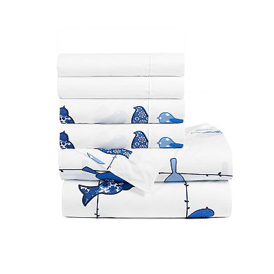Lush Decor Rowley Birds Soft Sheet Set with Pillowcases