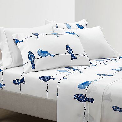 Lush Decor Rowley Birds Soft Sheet Set with Pillowcases
