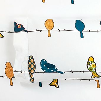 Lush Decor Rowley Birds Soft Sheet Set with Pillowcases