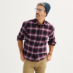 U.P. SILHOUETTE Green Buffalo Plaid Extra Heavyweight Flannel Shirt