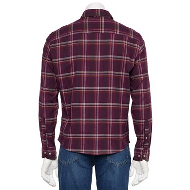 Men's Apt. 9® Premier Flex Slim-Fit Flannel Button-Down Shirt