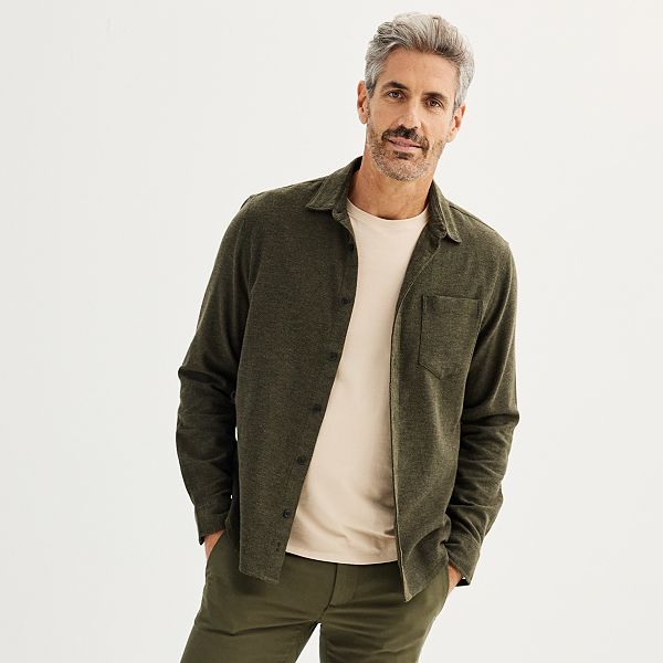 Men's Apt. 9® Premier Flex Slim-Fit Flannel Button-Down Shirt, Size: XL  SLIM, Brown - Yahoo Shopping