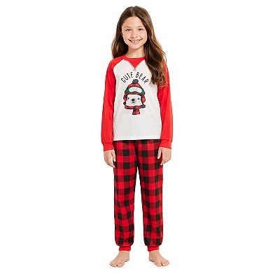 Girls 4-18 Jammies For Your Families® Beary Cool "Cute Bear" Pajama Set by Cuddl Duds®