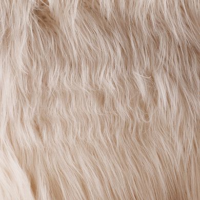 Linon Fiona Faux Fur Office Chair