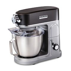 HOMCOM Stand Mixer with Splash Guard, Electric Hand Mixer Set with