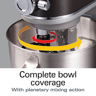 Hamilton Beach All-Metal Stand Mixer with Attachment Hub
