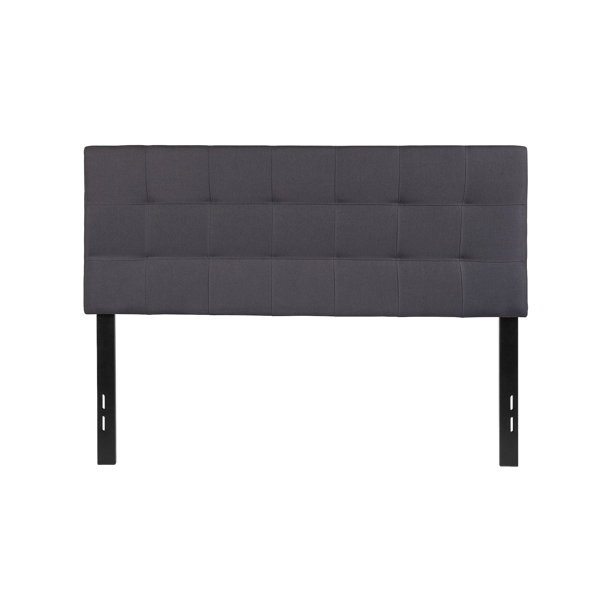 Flash Furniture Bedford Tufted Upholstered Headboard, Dark Gray