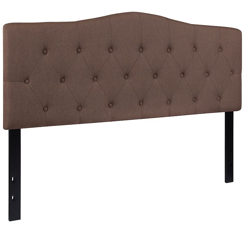 Flash Furniture Cambridge Tufted Upholstered Full Size Headboard in Camel Fabric