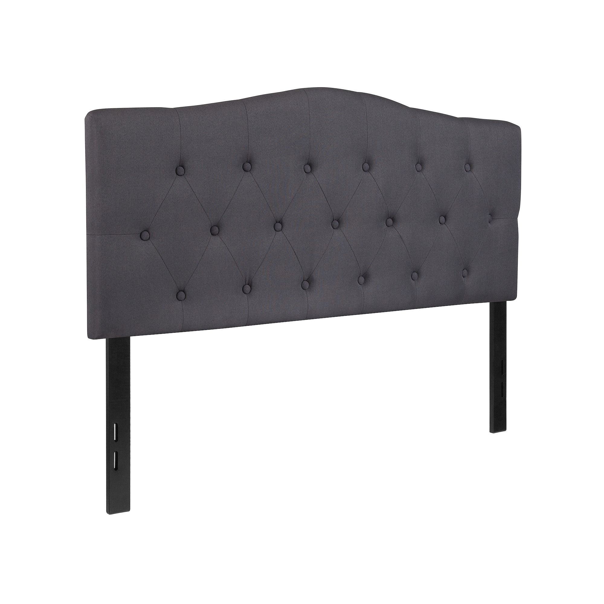 Flash Furniture Cambridge Tufted Upholstered Headboard, Dark Gray