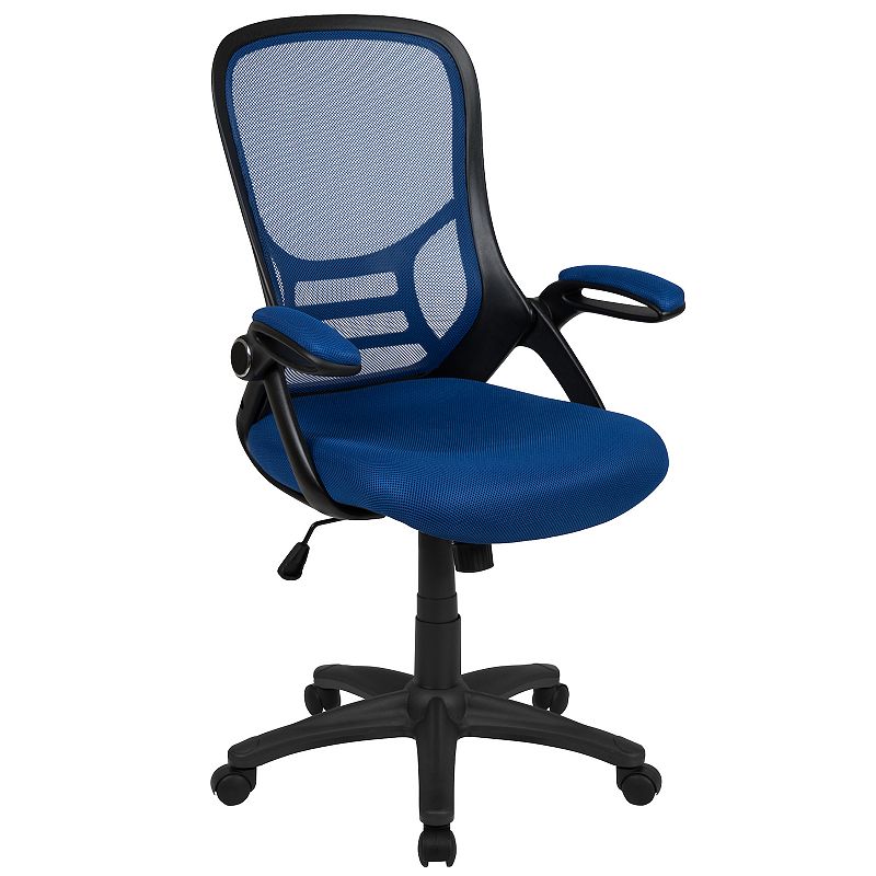 Flash Furniture High Back Mesh Ergonomic Swivel Office Chair, Blue