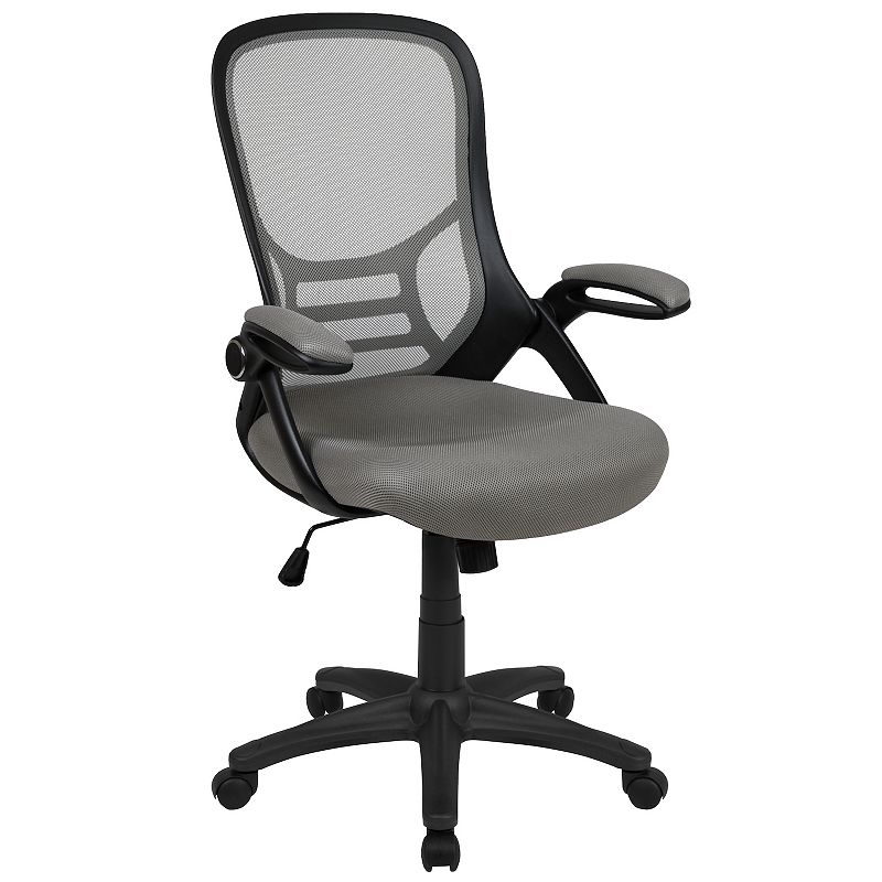 Flash Furniture High Back Mesh Ergonomic Swivel Office Chair, Grey