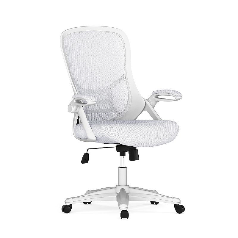 Flash Furniture High Back Mesh Ergonomic Swivel Office Chair, White