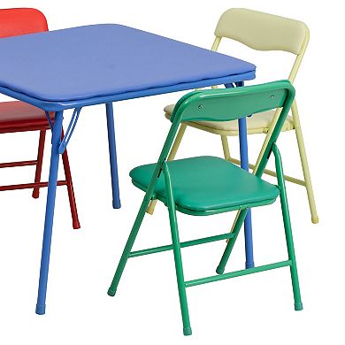Kids Flash Furniture Folding Table & Chair 5-piece Set
