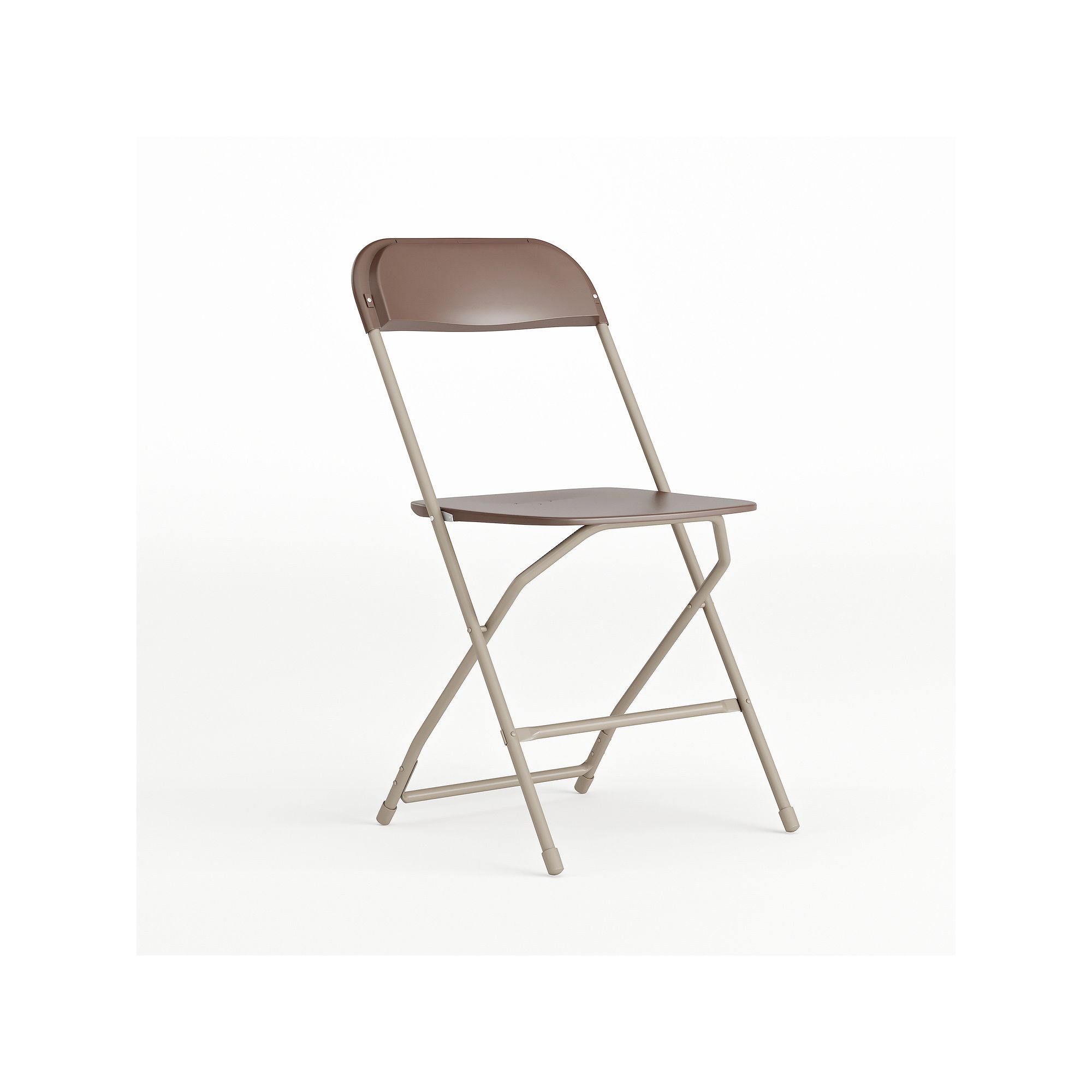 Flash Furniture Hercules Series Folding Event Chair, Brown