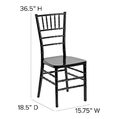 Flash Furniture Hercules Premium Chiavari Stacking Dining Chair