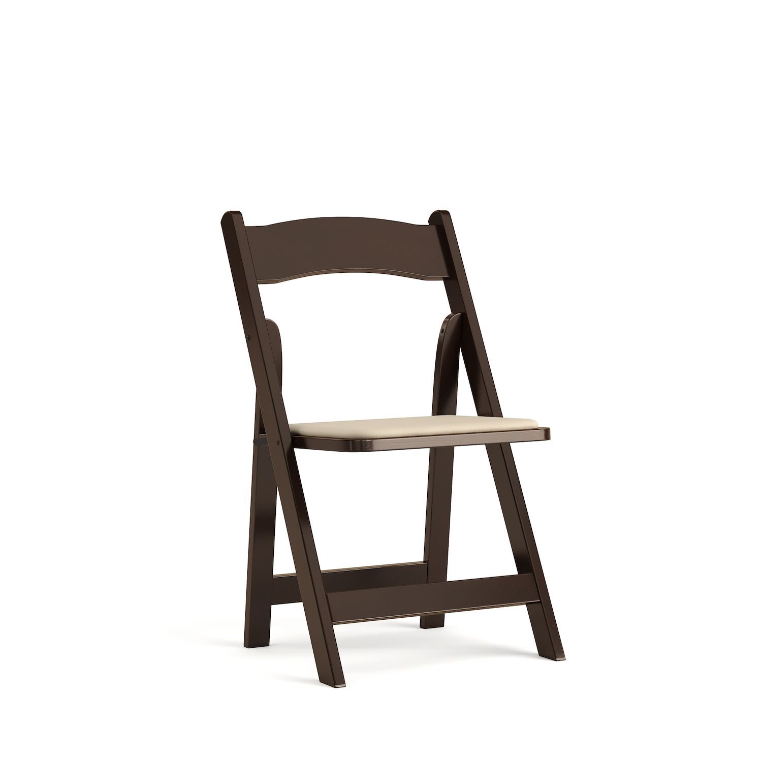 Flash Furniture Hercules Folding Chair   5618143 Fruitwood