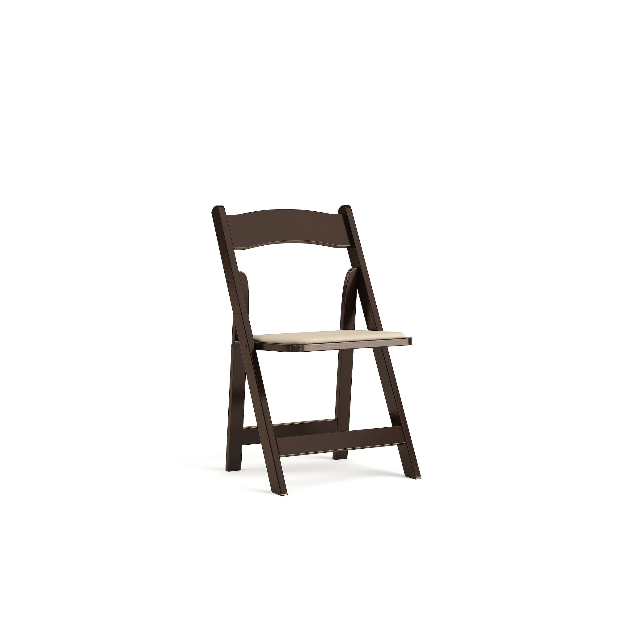 Flash Furniture Hercules Folding Chair, Fruitwood