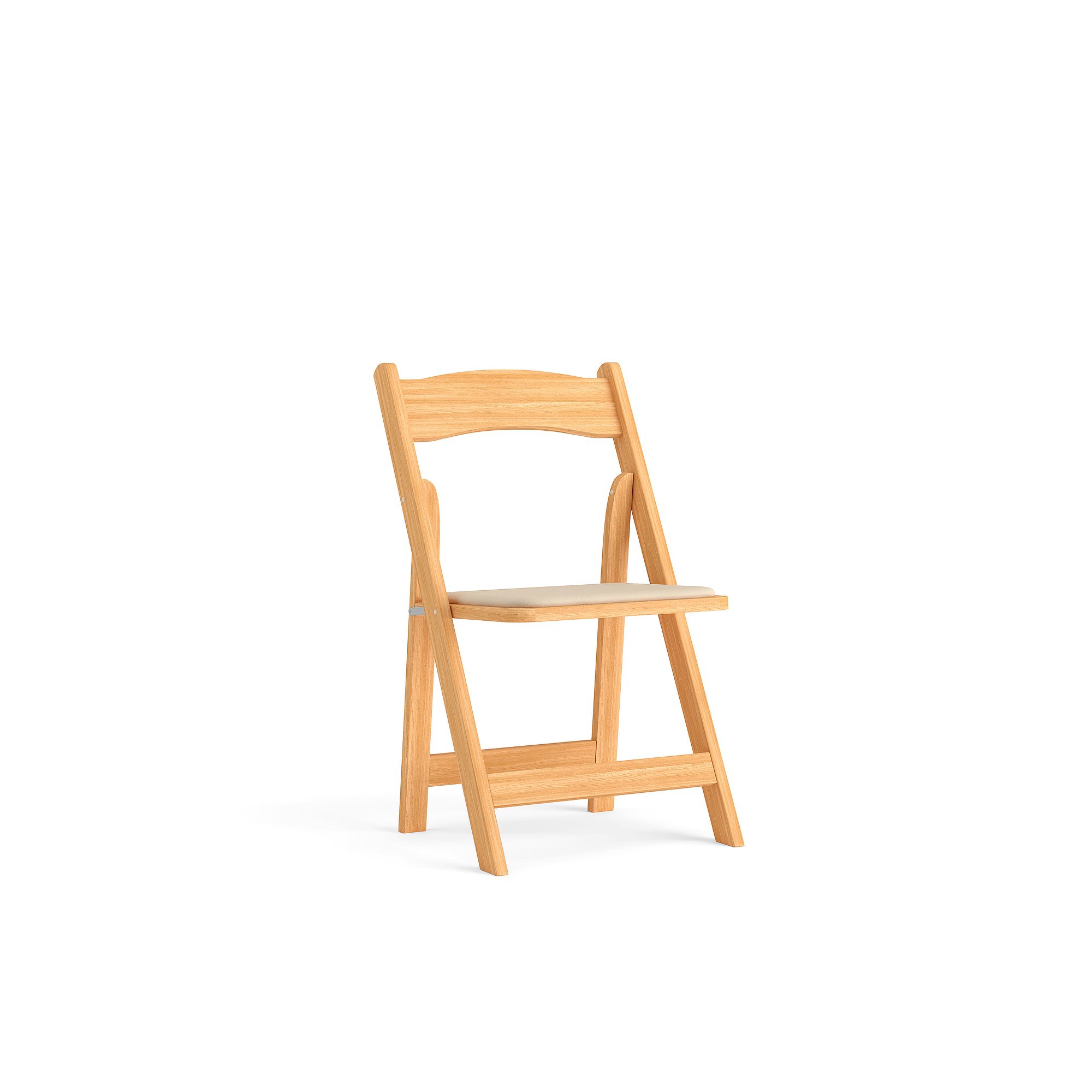 Flash Furniture Hercules Folding Chair, Natural