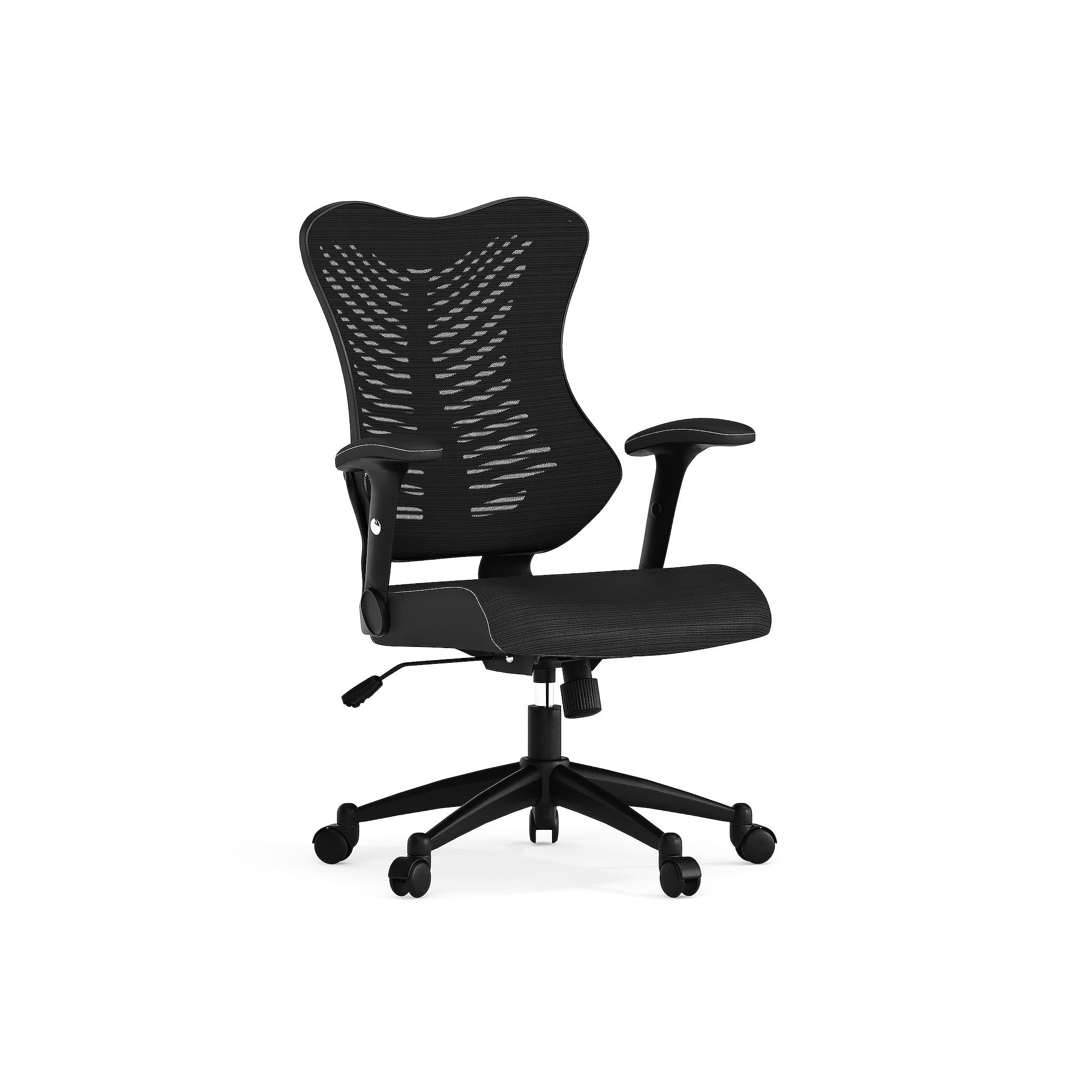 Flash Furniture High Back Mesh Swivel Ergonomic Office Chair, Black Mesh