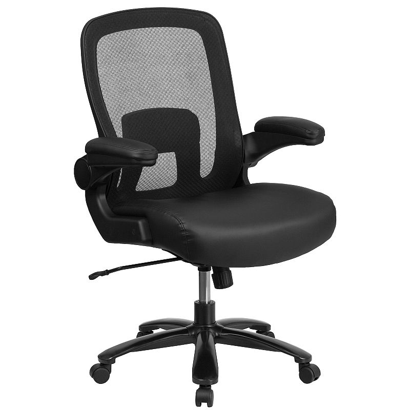 Flash Furniture Hercules Big & Tall Executive Ergonomic Office Chair, Black