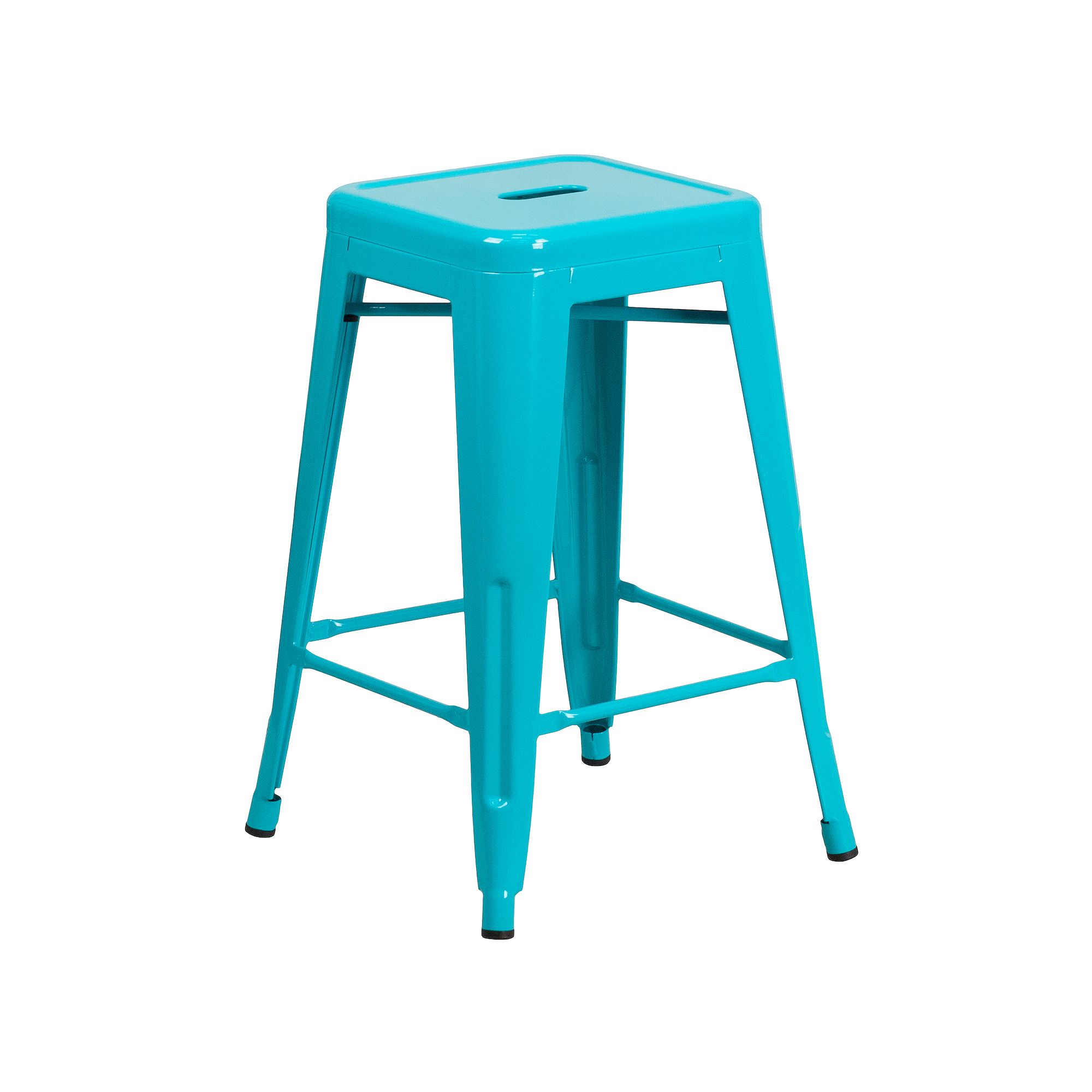 Flash Furniture Commercial Grade Backless Indoor / Outdoor Counter Stool, C