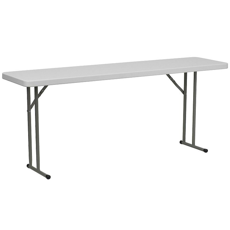 54664778 Flash Furniture 6-ft. Folding Training Table, Whit sku 54664778
