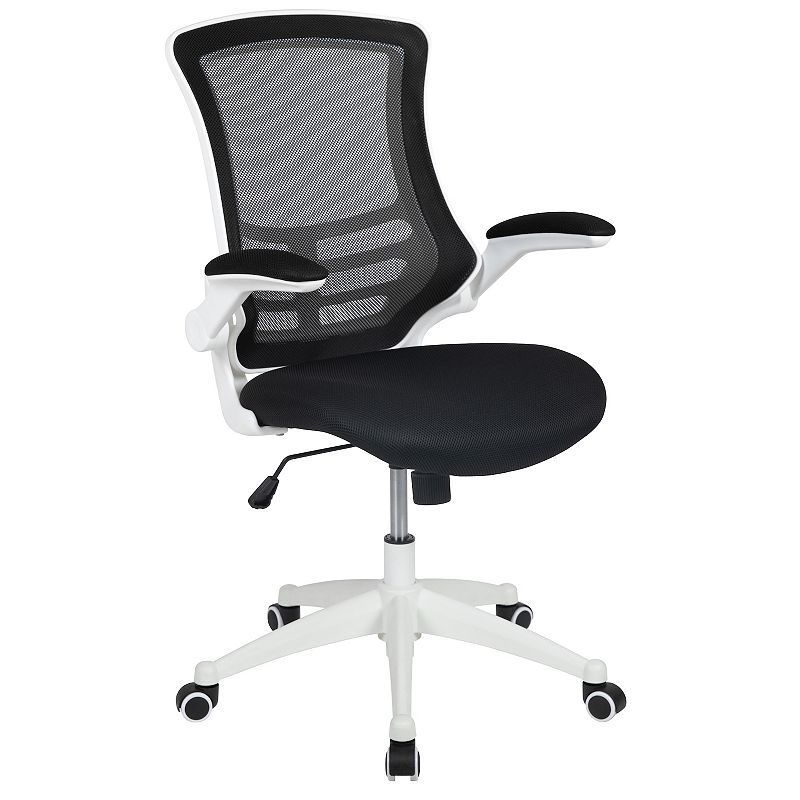 Flash Furniture Mid-Back Mesh Swivel Ergonomic Task Office Chair, Black