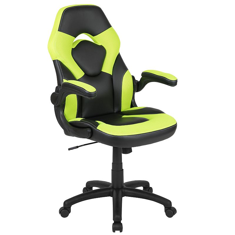 Flash Furniture X10 Gaming Desk Chair, Green