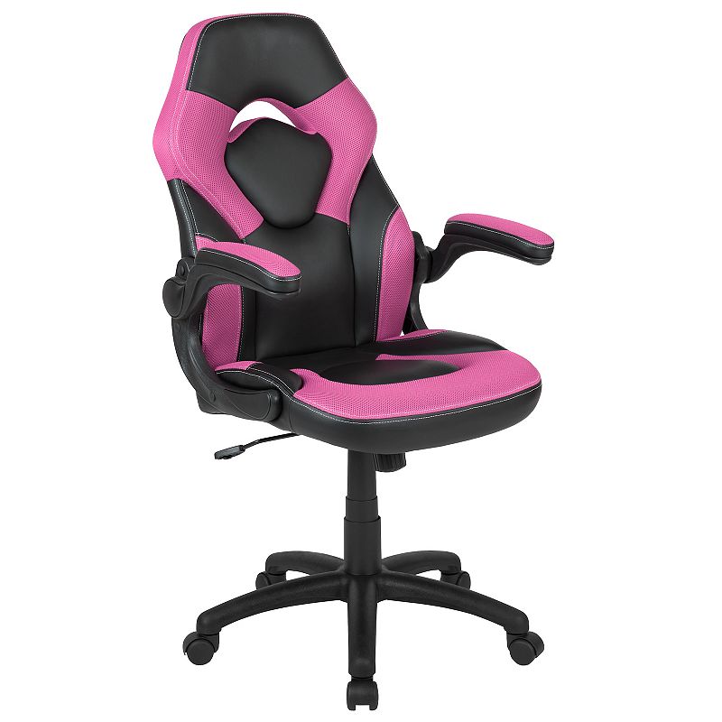 Flash Furniture X10 Gaming Desk Chair, Pink