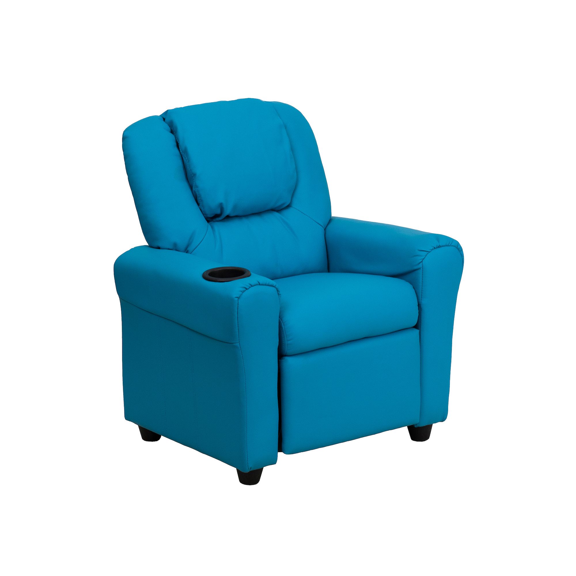 Kids Flash Furniture Contemporary Recliner Arm Chair, Turquoise