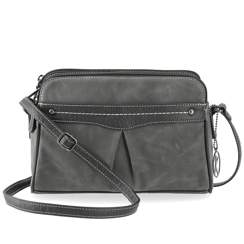 Koltov Windsor Crossbody Bag, Lead